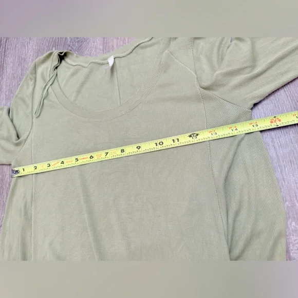 Free People January Ribbed Long Sleeve Top - Picture 5 of 8